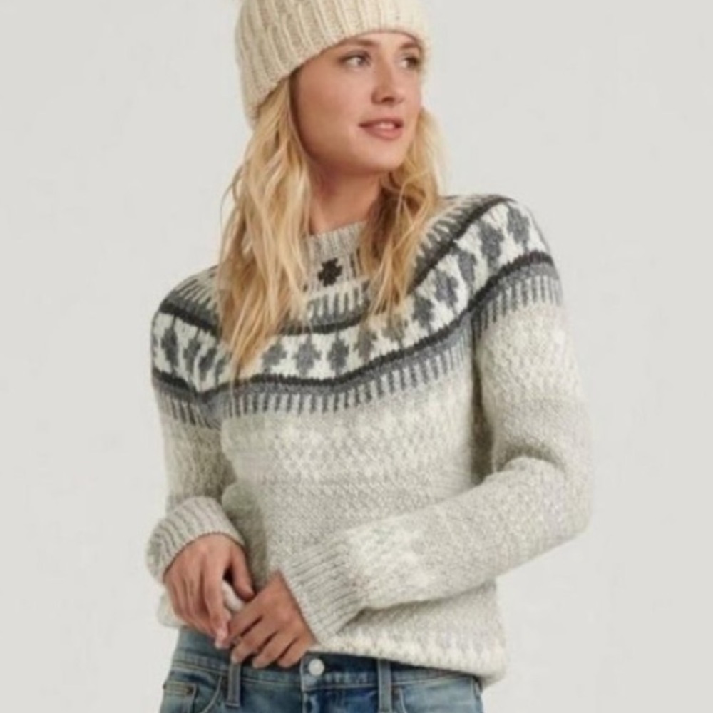 Lucky Brand fairisle sweater, XS